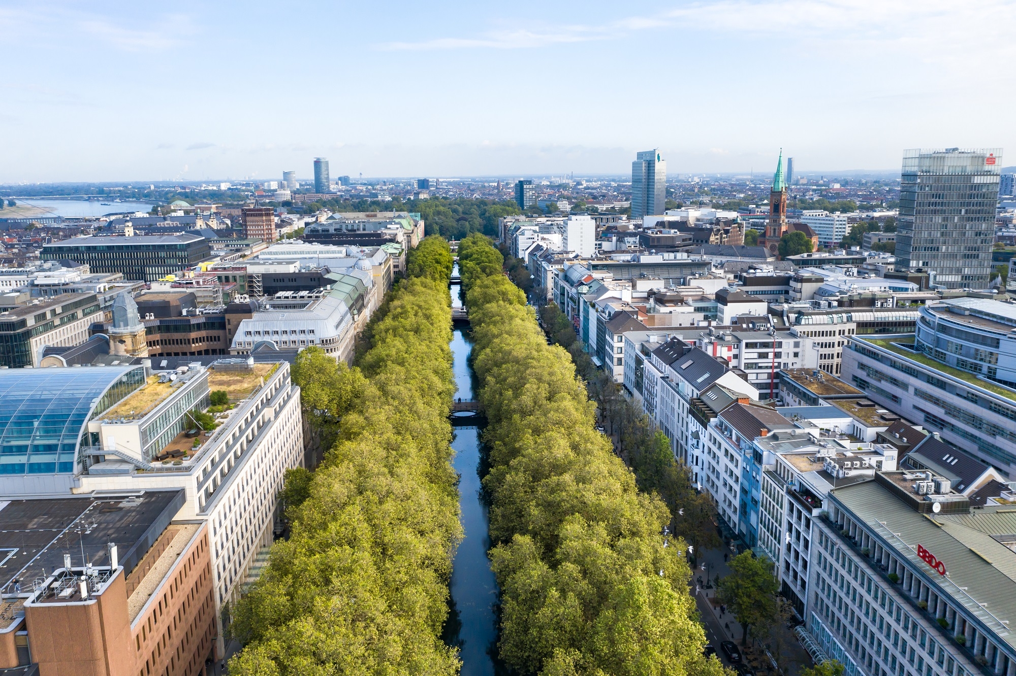 Königsallee in Düsseldorf